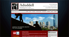 Desktop Screenshot of aduddellroofing.com